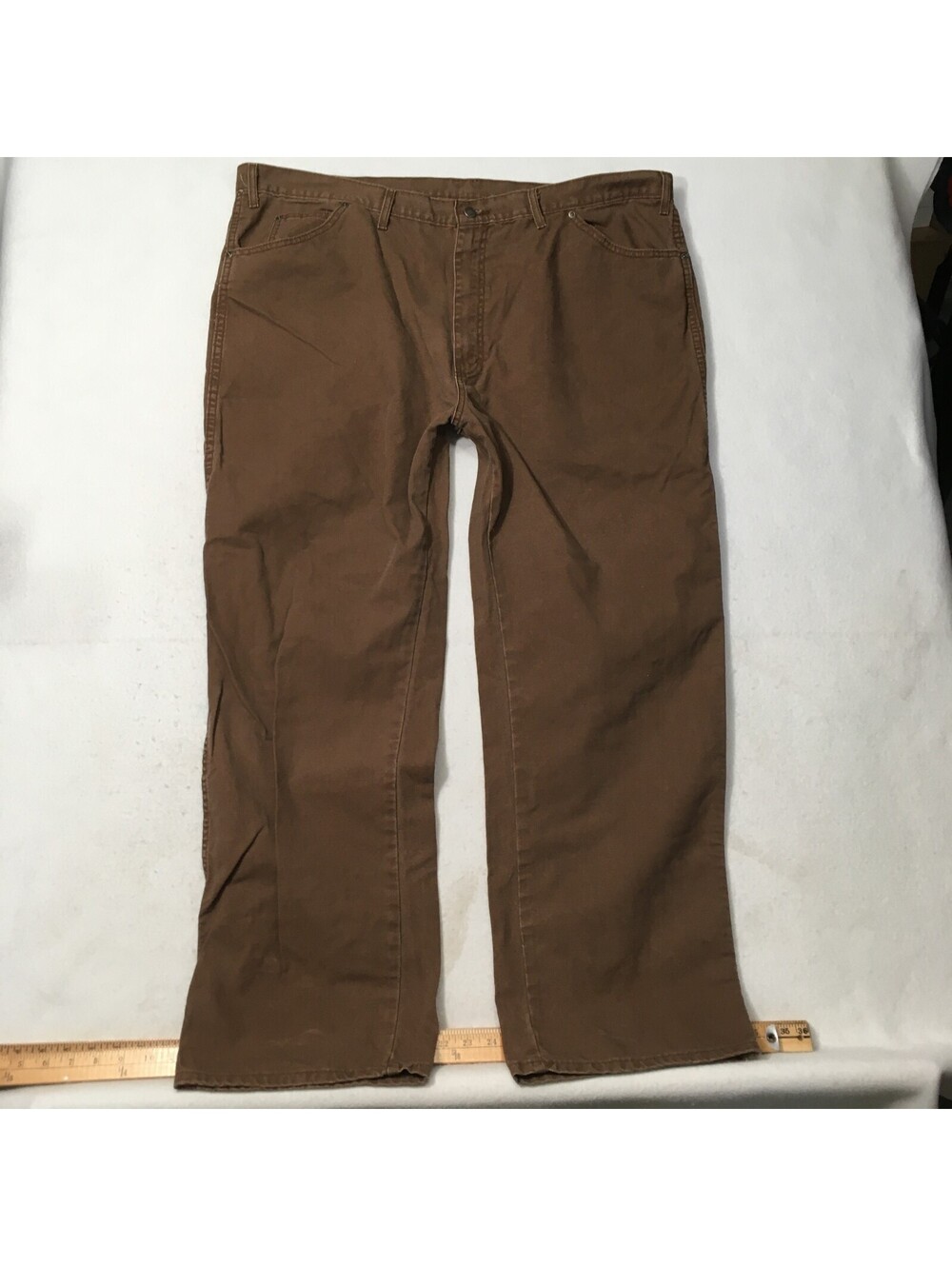 Dickies Men's Work Pants Loose Fit brown canvas 44x32